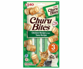 INABA Churu Bites Tuna with chicken - cat treats - 3x10 g