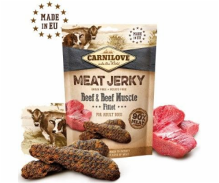 Carnilove Jerky Beef with Beef Muscle Fillet 100g pamlsky...