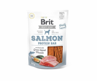 Brit Jerky Salmon Protein Bar 80g pamlsky pro psy