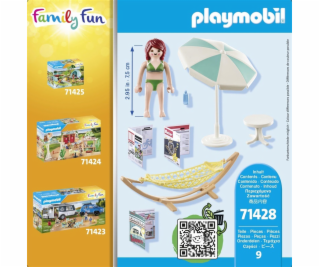 PLAYMOBIL 71428 Houpací síť pro rodinnou zábavu, stavebnice