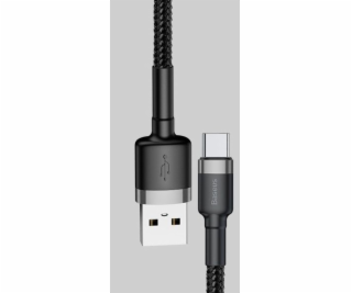 Kábel BASEUS USB Typ AM, Micro USB M, 0,2 m, čierny