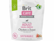 BRIT Care Dog Sustainable Adult Small Breed Chicken & Insect - dry dog food - 1 kg