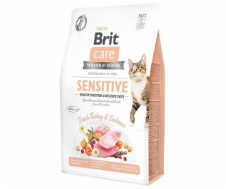 BRIT Care Grain-Free Sensitive Turkey&Salmon - dry cat fo...