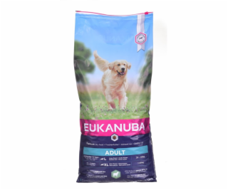 Suché krmivo pro psy Eukanuba Adult, eryena/rýže, 12 kg