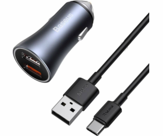 Nabíjačka do auta 2XUSB QC4.0 40W