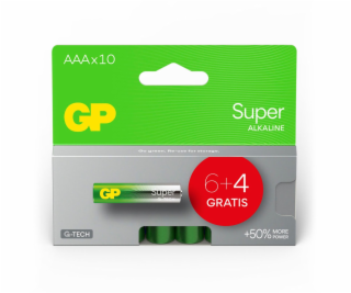 6+4 GP Super Alkaline 1,5V AAA Micro LR03    GPSUP24A997C10