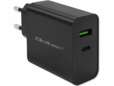  Super rychlá PD nabíječka | 1xUSB-C | 1xUSB | 45W | 5-20V | 2,25-3A | Černá