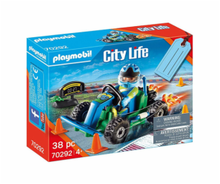 Závodník motokár Playmobil, Sport a akce, 38 dílků