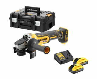 DEWALT SZLIFIERKA KĄTOWA 18V 2x5 0Ah POWERSTACK DCG405H2T