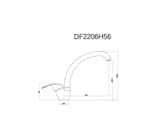 Kuchyňská baterie Thema Lux Eco DF2206