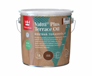 Olej na dřevo Tikkurila Valtti Plus Terrace Oil, hnědý, 2,7l