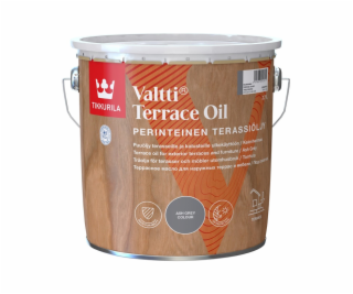 Olej na dřevo Tikkurila Valtti Terrace Oil, šedý, 2,7l