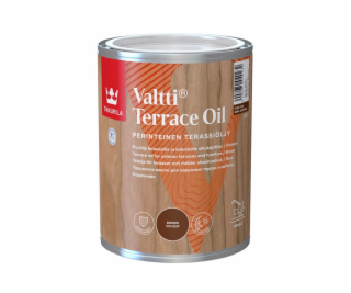 Olej na dřevo Tikkurila Valtti Terrace Oil, hnědý, 0,9l