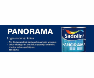 Barva na okna a dveře Sadolin Panorama, bílá, 1l