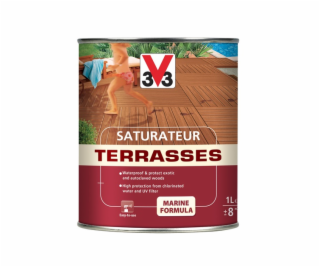 Podlahový olej V33 Terrasses, bezbarvý, 1l