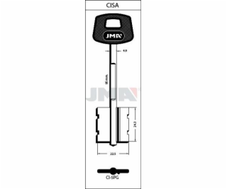 Prázdný klíč „CI-5.PG“ (JMA)