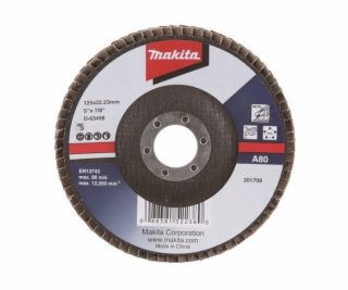 Listový brusný kotouč Makita D-63498 125x22,23mm 80