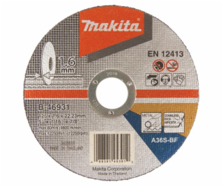 Řezací kotouč Makita B-46931, 125 x 1,6 x 22,23 mm