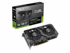 ASUS VGA NVIDIA GeForce DUAL RTX 4070 SUPER OC EVO 12GB, RTX 4070 SUPER, 12GB GDDR6X, 3xDP, 1xHDMI