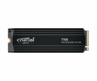 Crucial T705 with heatsink   2TB PCIe Gen5 NVMe M.2 SSD