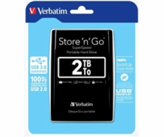 VERBATIM HDD/ Store  n  Go/ 2TB/ Externí 2,5 / USB 3.0/ č...