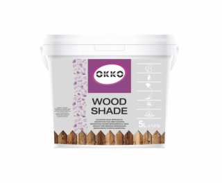 Impregnační Okko Wood Shade, sytá dubová barva, 5 l