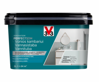 Smaltovaná barva V33 Perfection Koupelna, 2 l, světle šedá