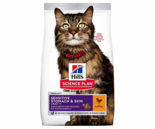 KOČIČÍ KRMIVO  HILLS SENSITIVE STOMACH&SKIN  1,5 kg