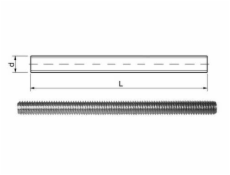 TYČ A2 M8X1000 DIN975