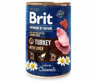 Brit Premium by Nature Turkey with Liver 400g konzerva pr...