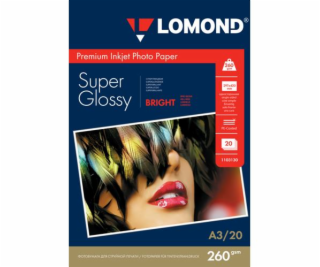 LOM - Prem Ph Super Glossy 20x260g/m2 A3