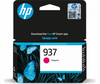 HP 937, Cartridge, purpurový (magenta) (4S6W3NE)