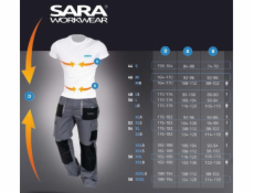 Svetr Sara Workwear Comfort, velikost 2XL