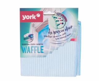 Utěrka z mikrovlákna na okna YORK WAFFLE, 1 ks.