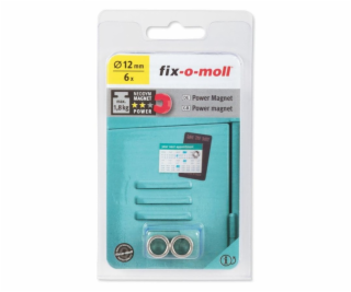 Magnetai Fix-O-Moll 3562809, 12 mm, 6 vnt.