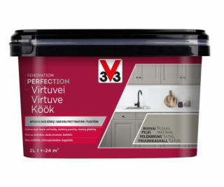 Emaliniai dažai V33 Perfection Kitchen, 2 l, Rusvai pilki