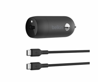 Belkin Car Charger 30W With PPS W/PVC,C-C,1M Blk