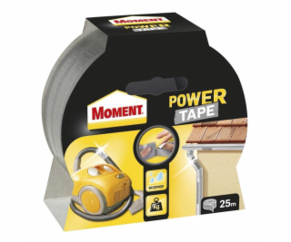 Lepicí páska MOMENT POWER TAPE, 25 m × 50 mm, stříbrná