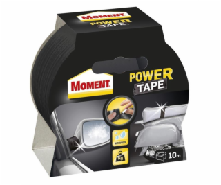 Lepicí páska MOMENT POWER TAPE, 10 m × 50 mm, černá