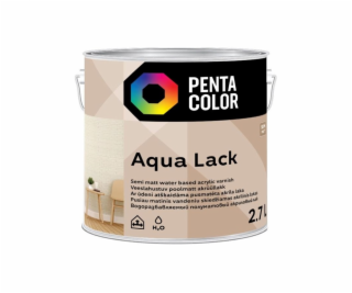 Akrylový lak Pentacolor Aqua Lack, polomatný, 2,7l