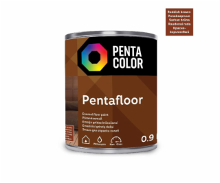 Barva na podlahu Pentacolor Pentafloor, červenohnědá, 0,9l