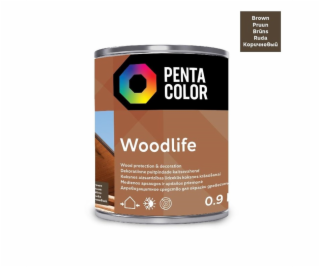 Impregnantas Pentacolor Woodlife, rudas, 0.9 l