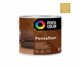 Barva na podlahu Pentacolor Pentafloor, žlutohnědá, 2,7l