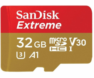 ATMINTIES KORTELE SANDISK 32GB MICRO SDHC EXTREME 100MB/s