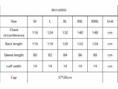 Lietpaltis WJ1U00G, XL dydis