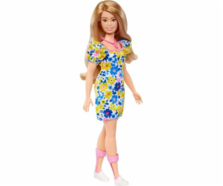  Barbie Fashionista Downův syndrom v panence s květinovým...