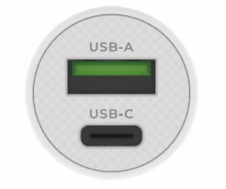 Nabíječka Standart GT-ZJ21, USB/USB Type-C, bílá