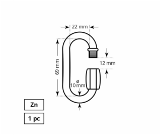 Rychlospojka Haushalt, ZN, 1DD, 10 mm