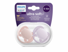 Šidítko Avent Ultrasoft Premium 0-6 m 2ks holčička