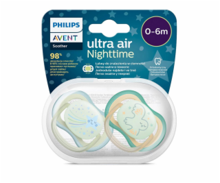 Šidítko Avent Ultra air Night 2ks 0-6 m kluk